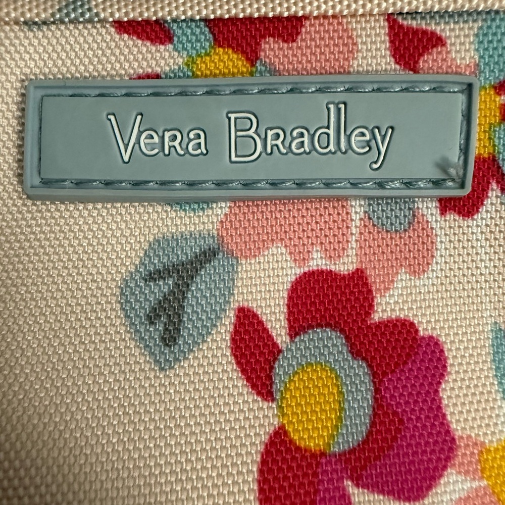 Vera Bradley Floral Crossbody Bag in Pink and Cream - Picture 3 of 8